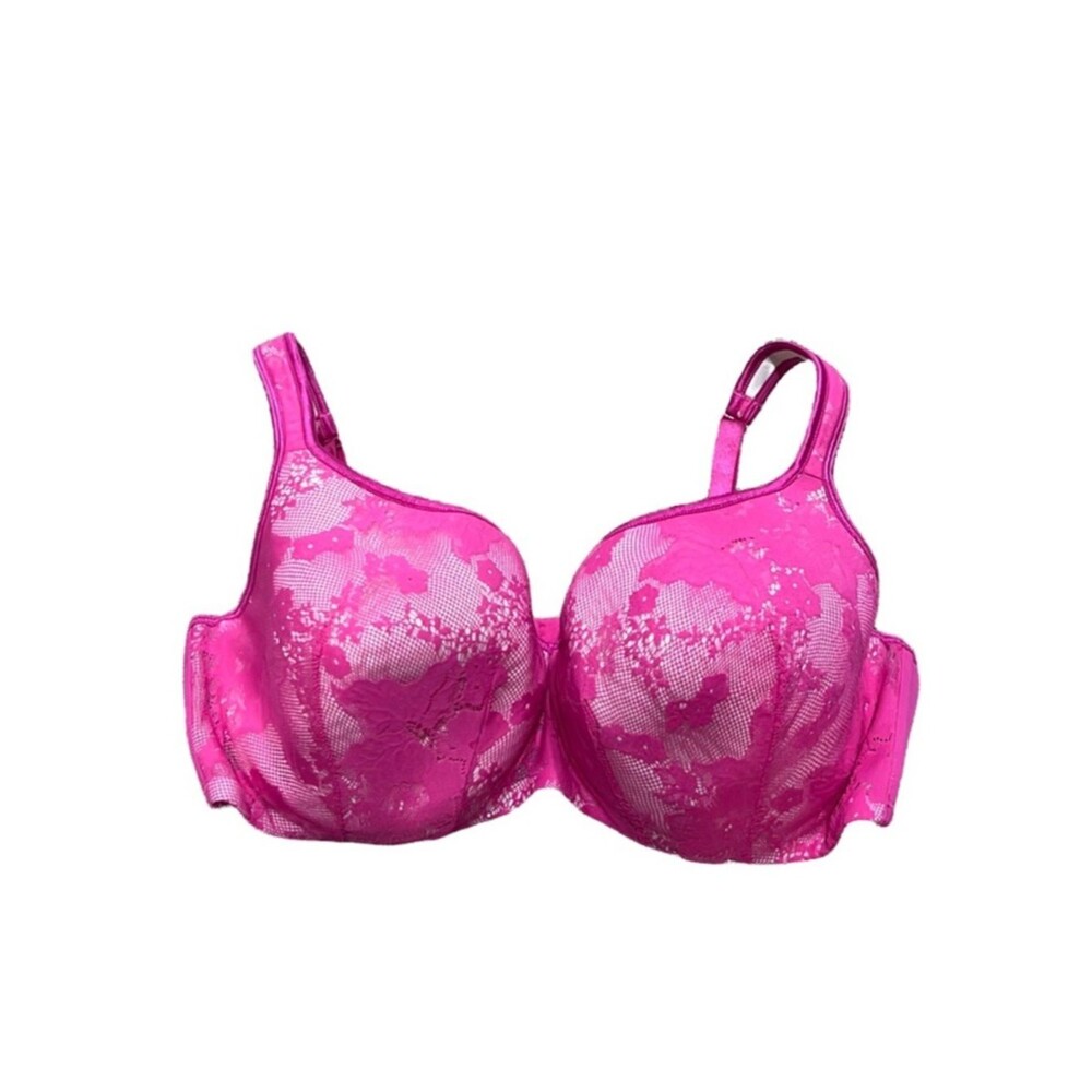 Cacique Lacy Pink Bra Size 42DD